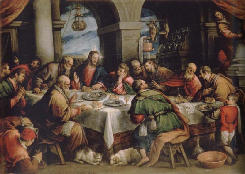 Francesco Bassano the younger The communion Sweden oil painting art